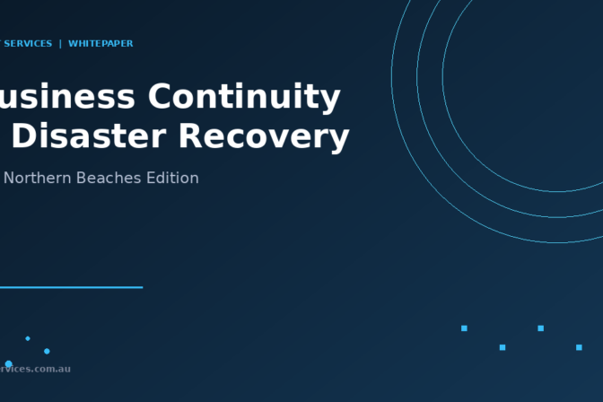Business Continuity and Disaster Recovery: The Northern Beaches Edition