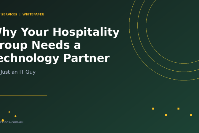 Why Your Hospitality Group Needs a Technology Partner, Not Just an IT Guy