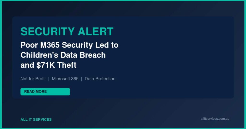 M365 security breach affecting not-for-profit organisations