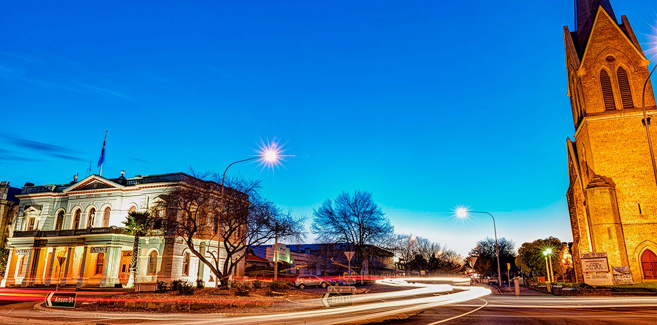 Orange NSW rural landscape and town centre