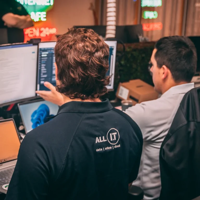 ALL IT technicians on-site