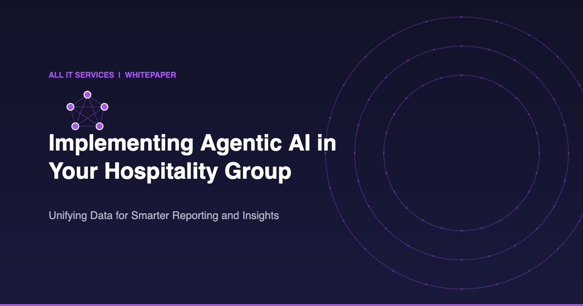 Agentic AI implementation guide for hospitality groups - data integration and reporting