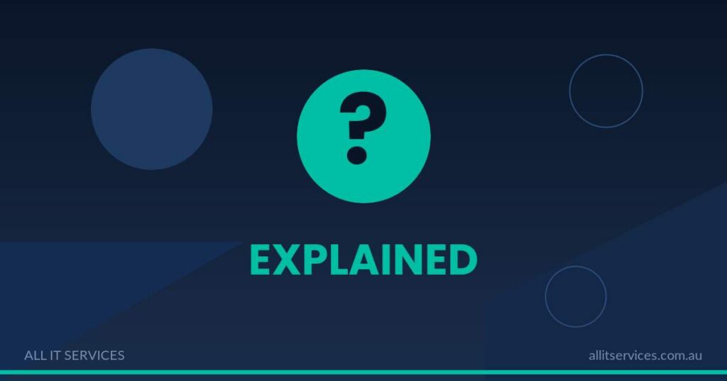 Teal question mark icon on dark navy background with EXPLAINED label