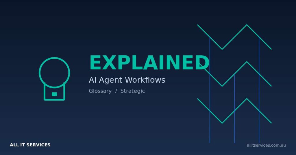 AI agent workflows explained glossary featured image