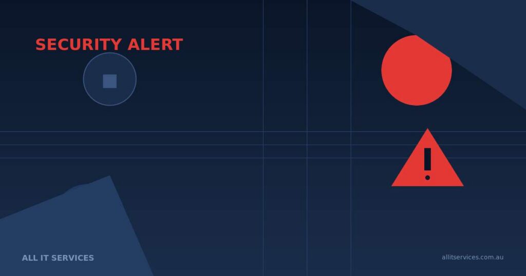 All IT Services security alert graphic for the Laravel-Lang PHP supply chain attack