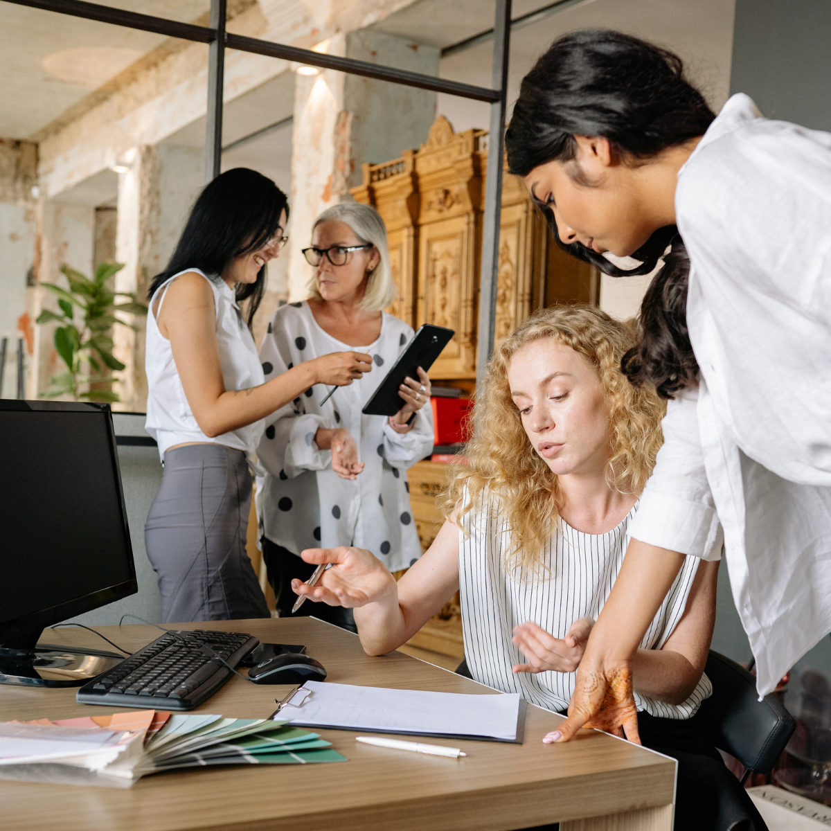 Not-for-profit team using Microsoft 365 technology