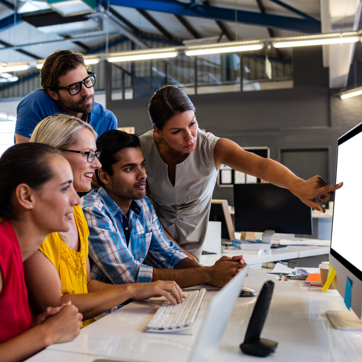 Not-for-profit leadership team in a strategy meeting