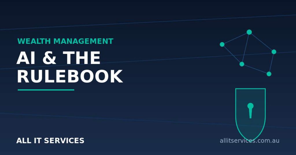 Wealth management graphic about the EU AI Act and AI compliance