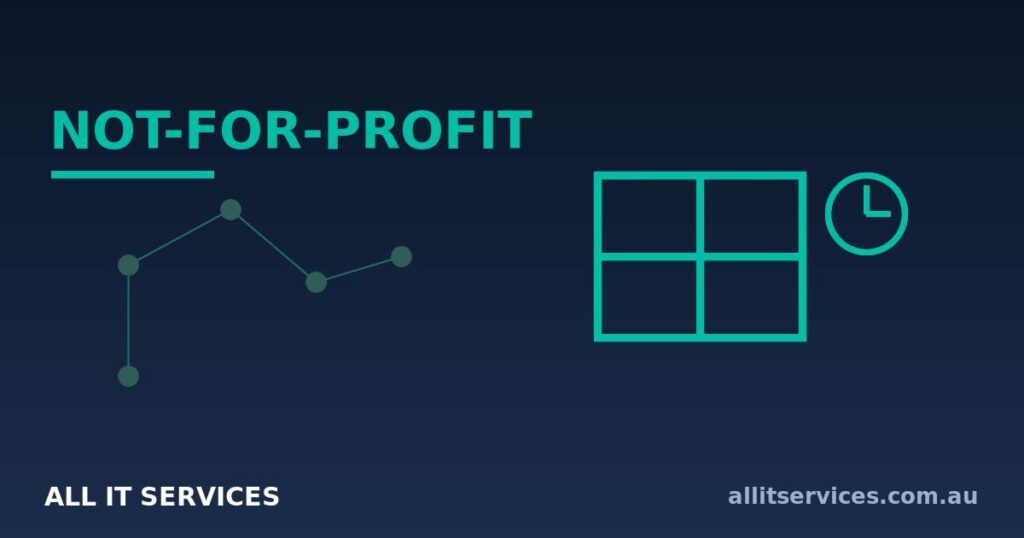 All IT Services NOT-FOR-PROFIT graphic for Windows 10 end of support