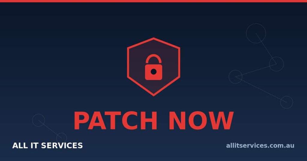 Security alert graphic — patch the Palo Alto GlobalProtect VPN flaw