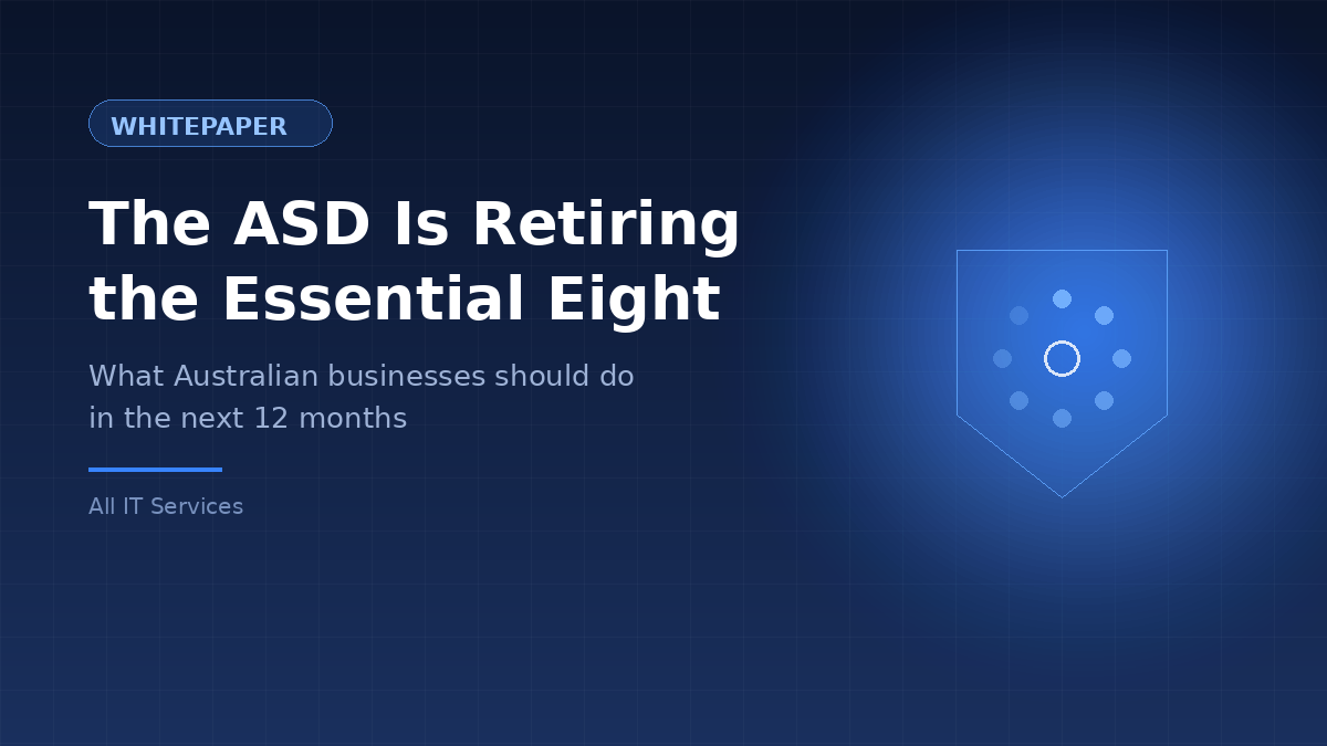 The ASD Is Retiring the Essential Eight — What Australian Businesses Should Do in the Next 12 Months
