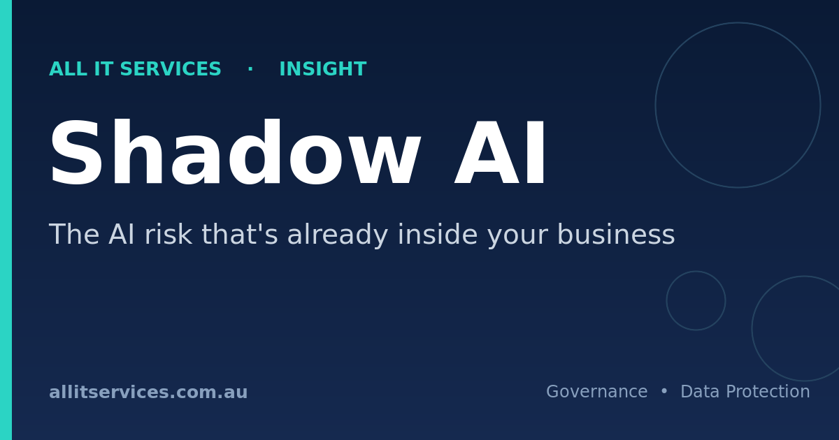 Shadow AI Is Already in Your Business — and Your Staff Are Using It