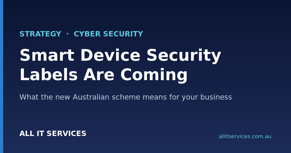 Smart Device Security Labels Are Coming to Australia
