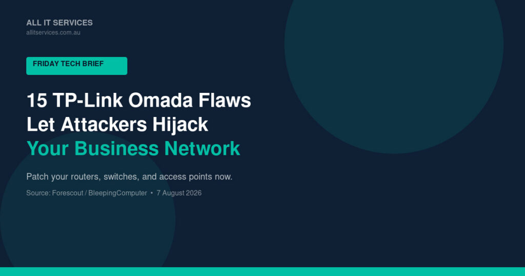 TP-Link Omada networking vulnerabilities — patch your routers, switches, and access points now