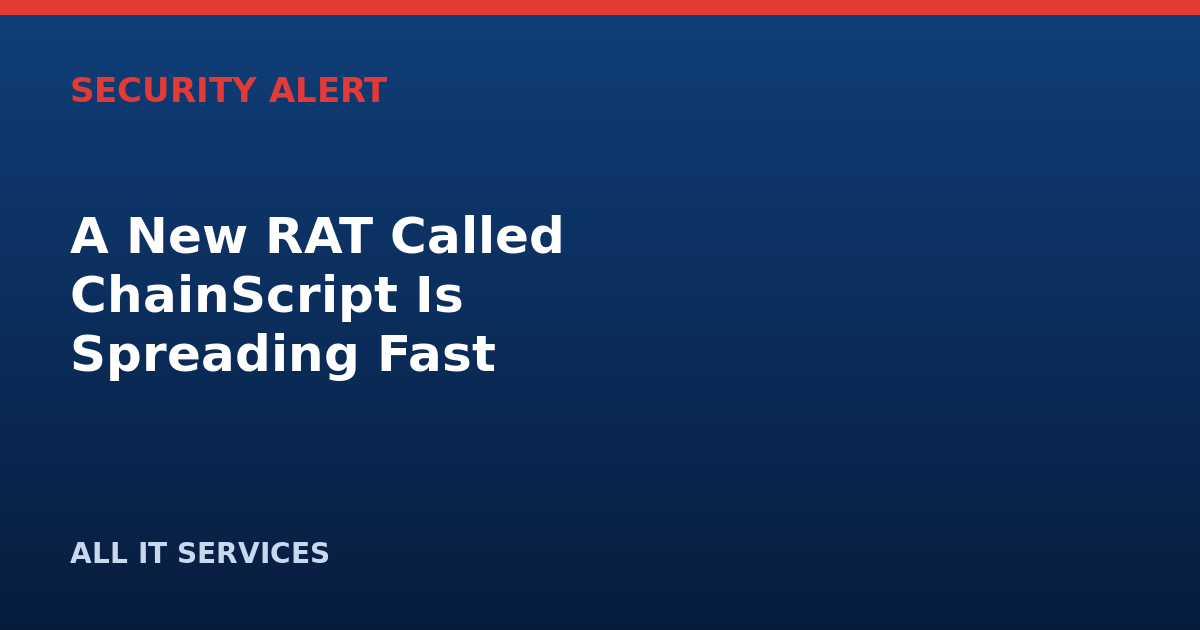 A New RAT Called ChainScript Is Spreading Through Fake Zoom and Teams Installers