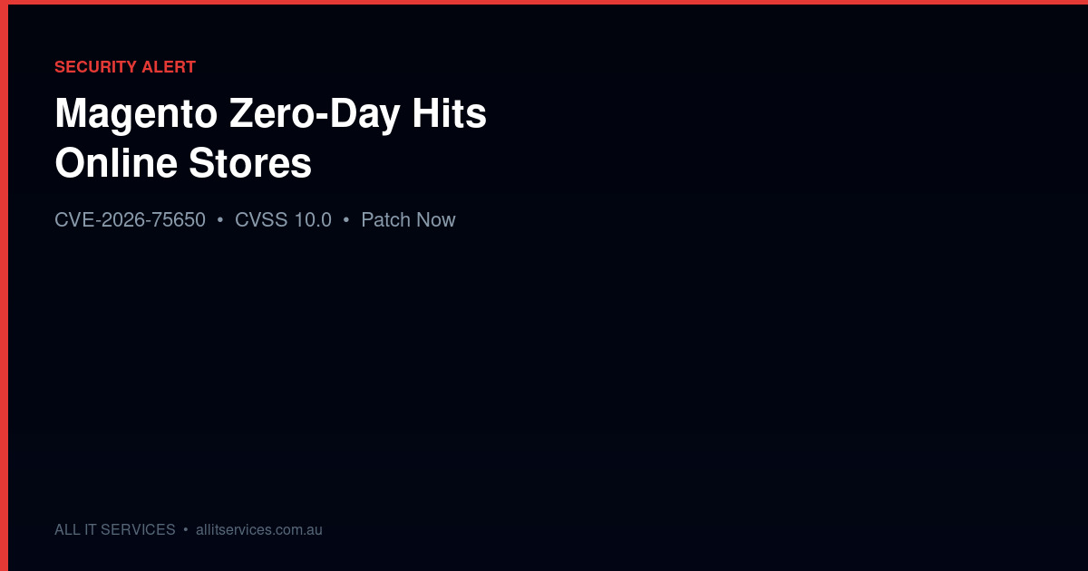 Magento Zero-Day Hits Online Stores — Patch Before You Open Today